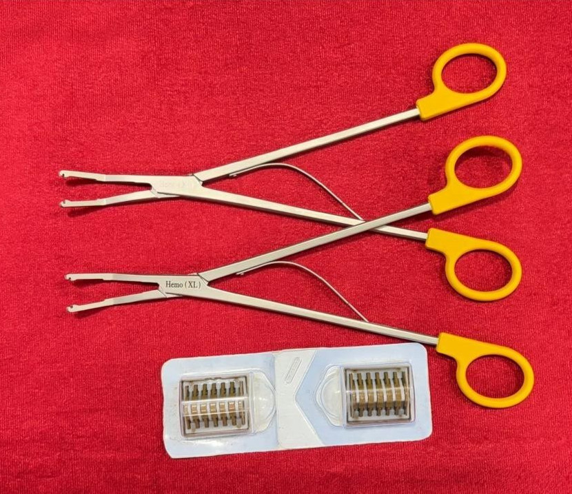 4pc-Open Surgery XL-Size Hem-O-Lok Applier With Clips Best Quality Instruments