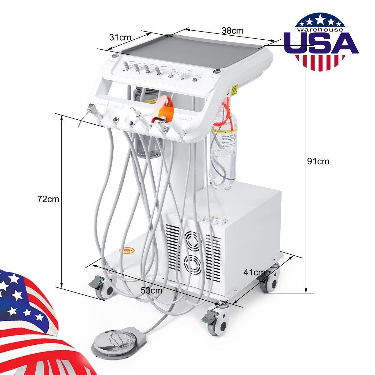 US Woodpecker Dental UDS-P Ultrasonic Piezo Scaler Handpiece Scaling+Perio+Endo
