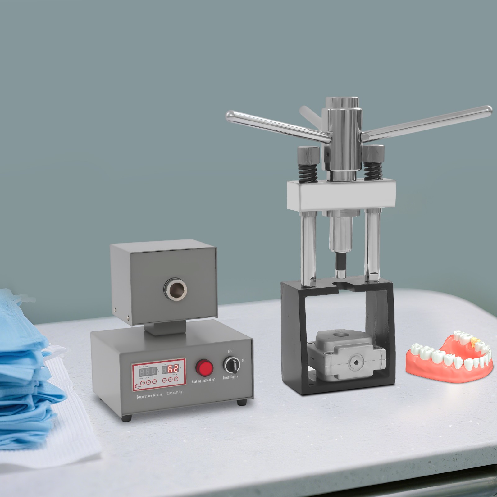 Dental Flexible Denture Machine Dentistry Denture Injection System Lab Equipment