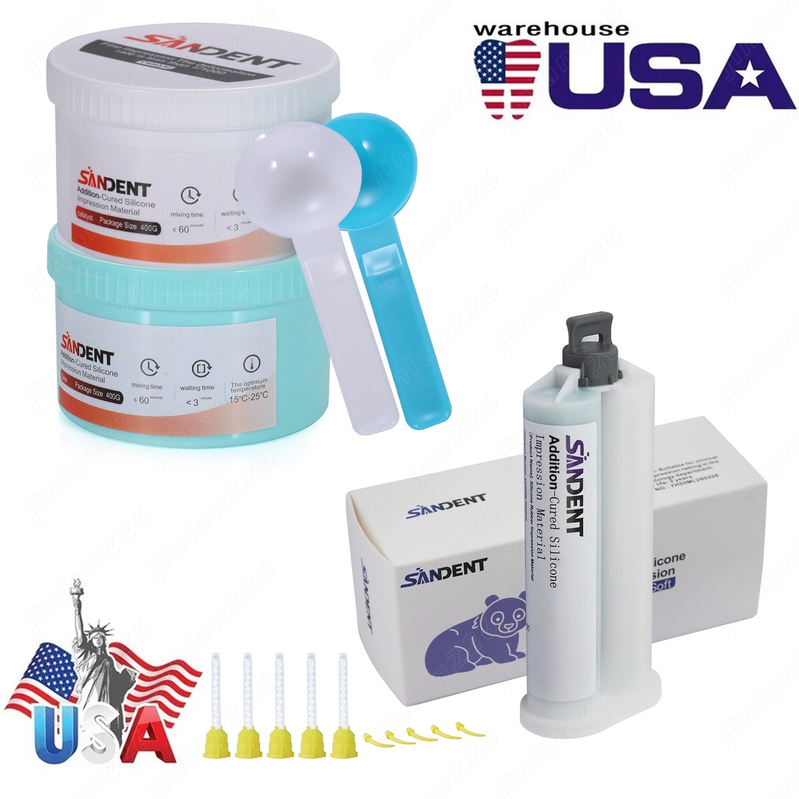 VPS PVS Dental Impression Silicone Material Putty/Cartridge Heavy Body