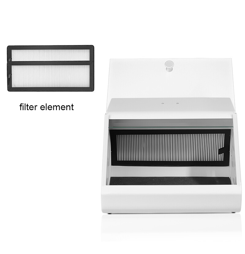 Dental Grinding Polishing Box Lapping Protector Sandblasting Dust-proof Case LED