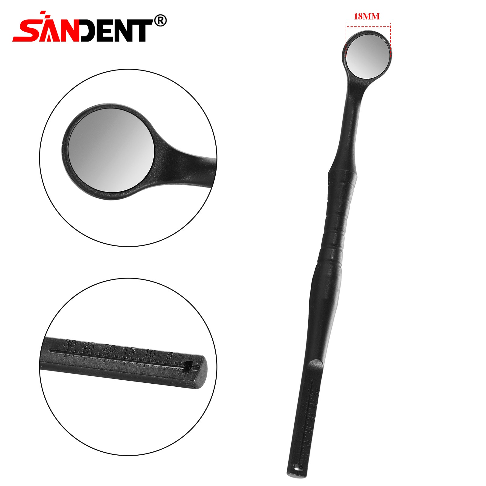 Dental Micro Mouth Mirror Sterilizable Reflector Odontoscope Double/Single Side