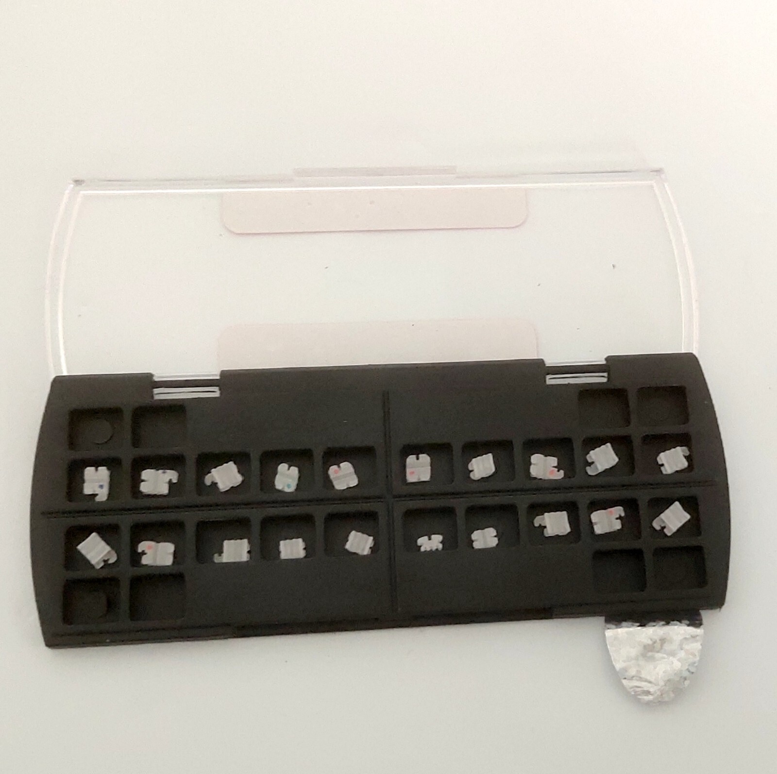10 Sets Dental Ortho Braces Ceramic Brackets Mini Roth MBT 018 022 345 hooks