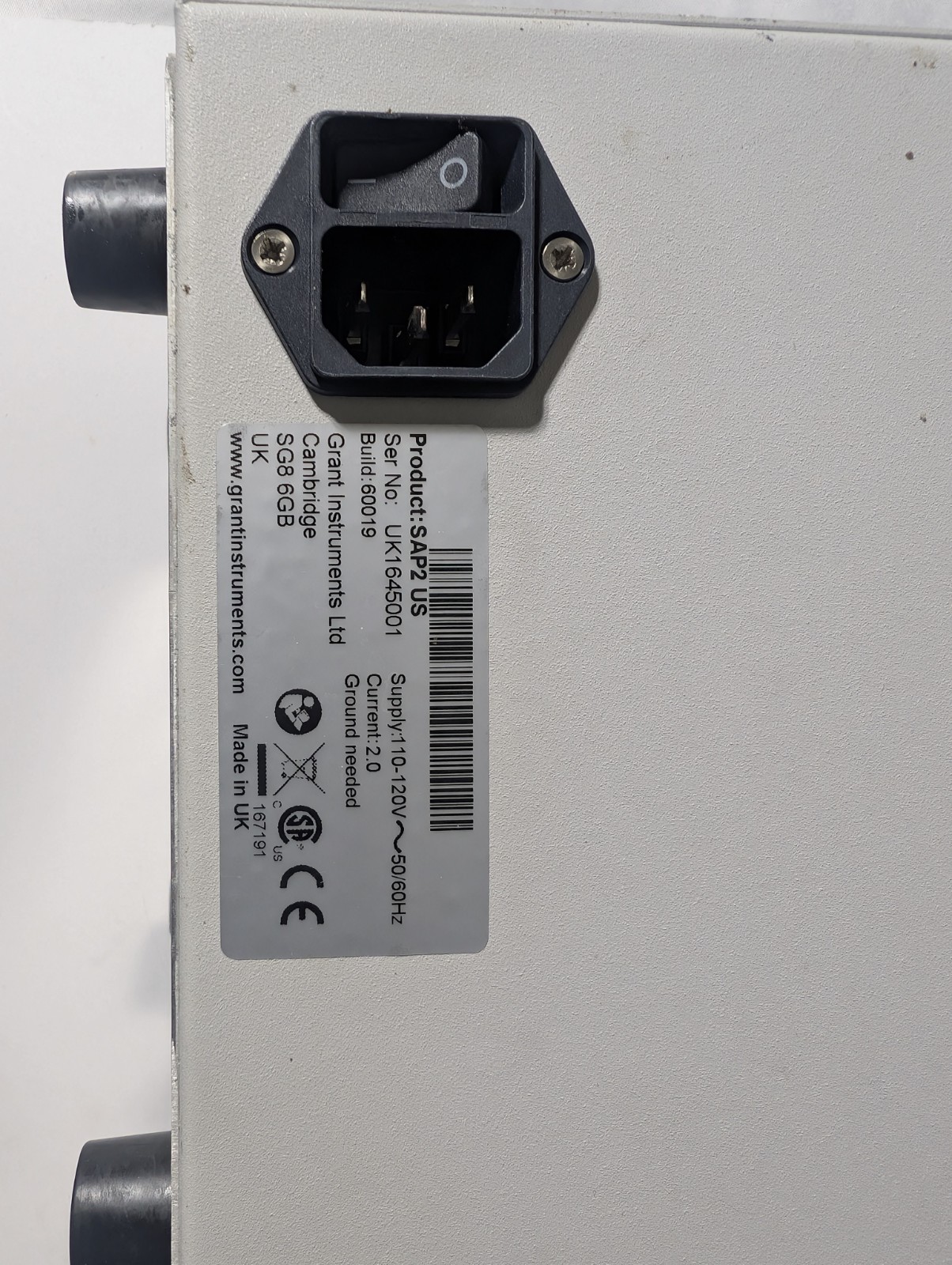Grant Instruments SAP2 US Sub Aqua Pro 2L Digital Water Bath 110-120V Lab