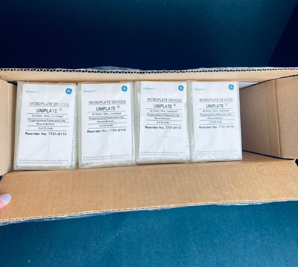 Whatman Microplate with Lid 24 Well 10 ml Sterile 20 Plates