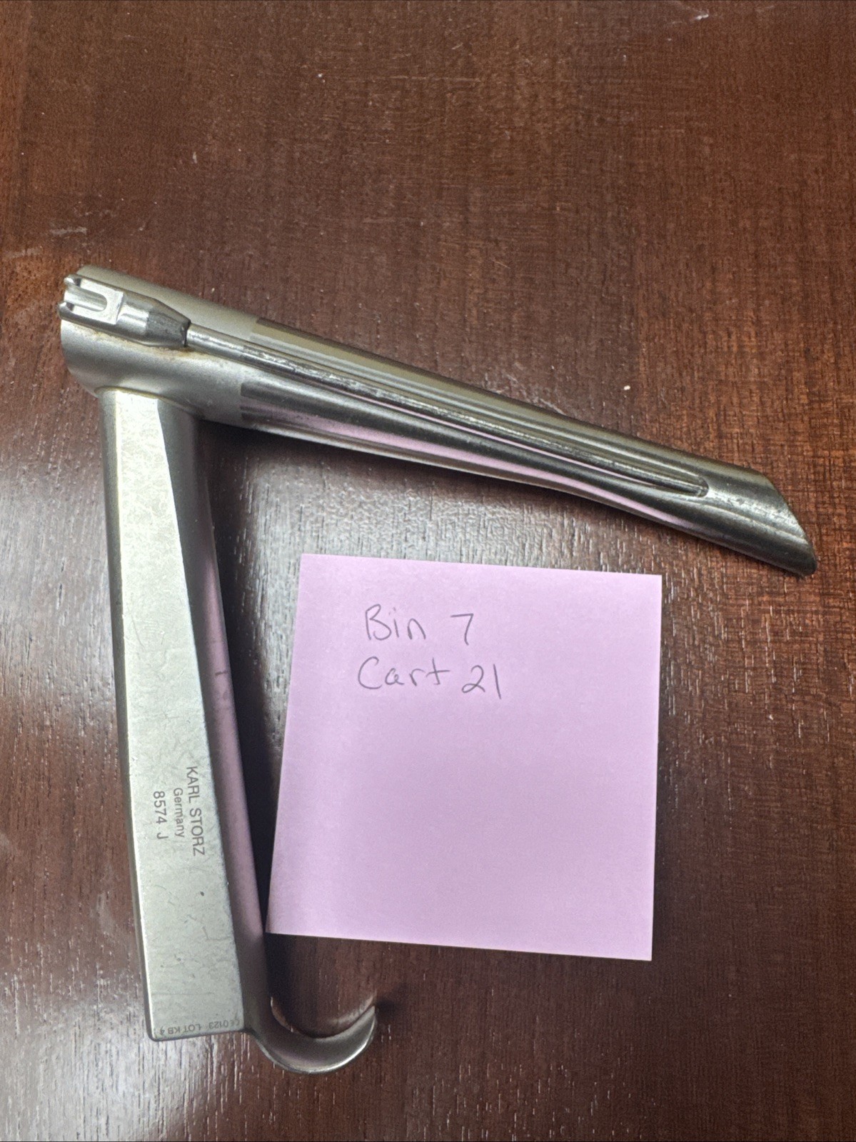 KARL STORZ 8574 J BENJAMIN OPERATING LARYNGOSCOPE