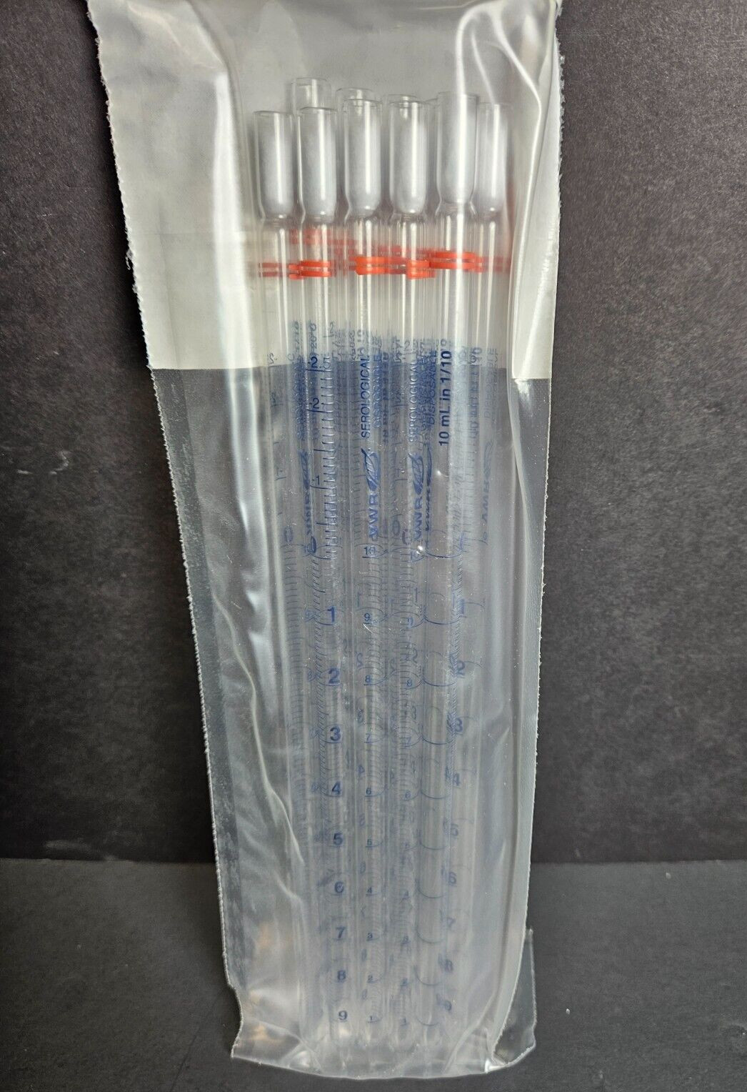 VWR Glass Serological Pipette 10 ml Total of 250 Pipets