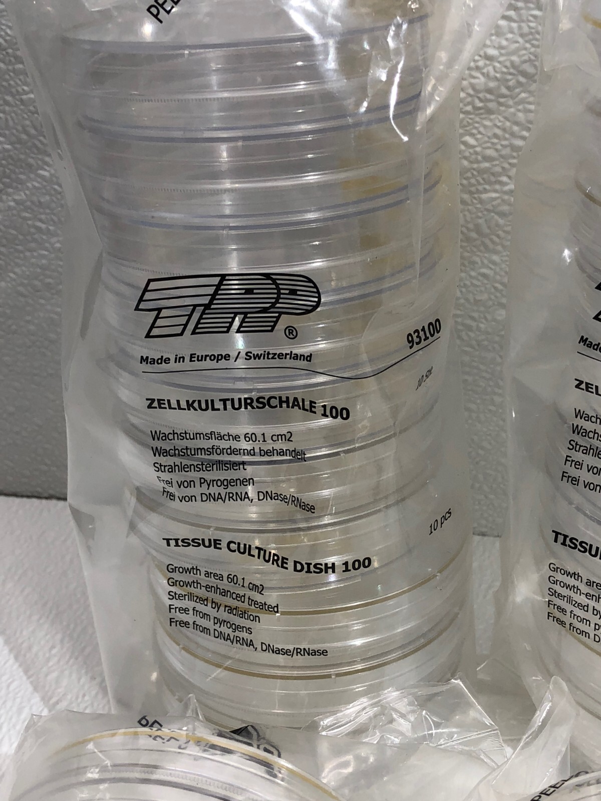 TPP Tissue Culture Dish 100 93100 10 Pcs/Pk Lot Of 6