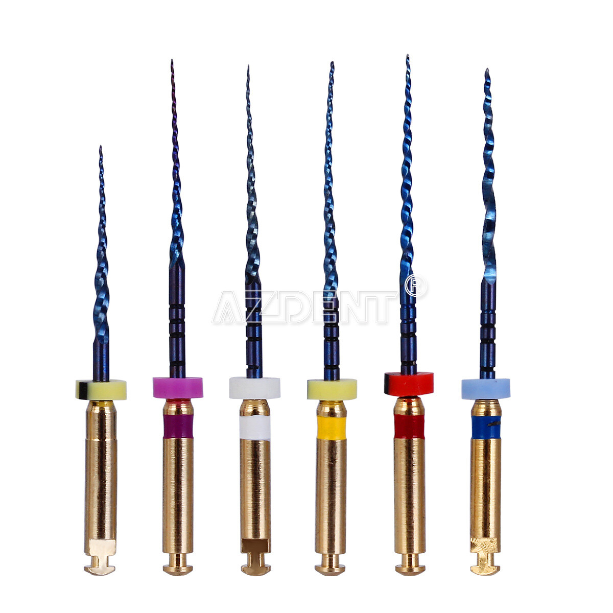 Dental Endodontic Engine Use Gold/Heat Activated/NiTi Super Rotary Files 25MM