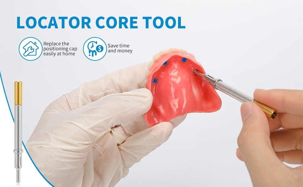 Locator Abutment for Hiossen ET DIO UF/Snucone Regular Overdenture Retention Cap