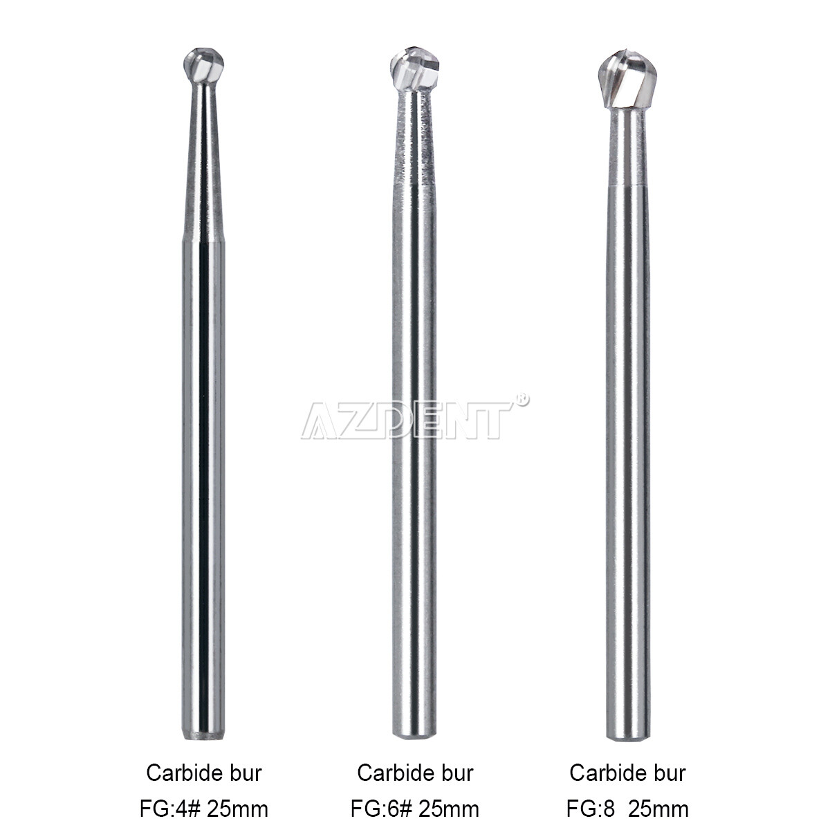 Dental Surgical Carbide Handpiece Bur Friction Grip Oral FGOS Length 25mm Round