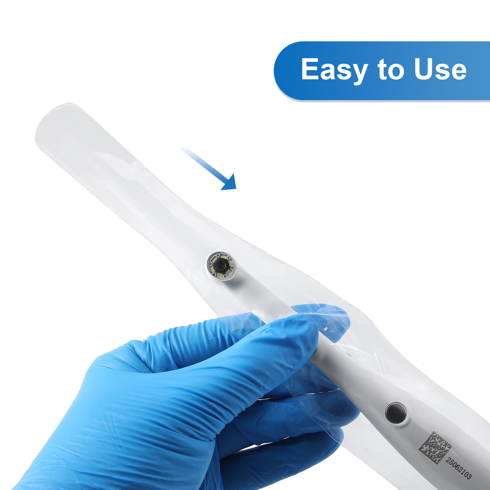 500PCS Dental Camera Sleeve Disposable Cover for Intraoral Camera 10.2×2＂