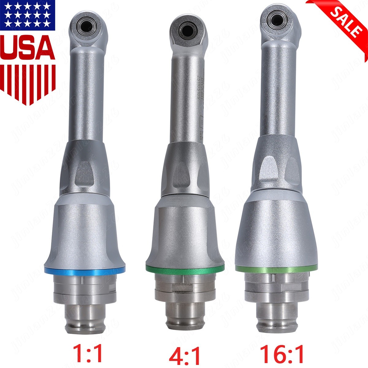 1:1/4:1/16:1 Dental Reduction Contra Angle Handpiece Head Fit NSK Endo MOTOR