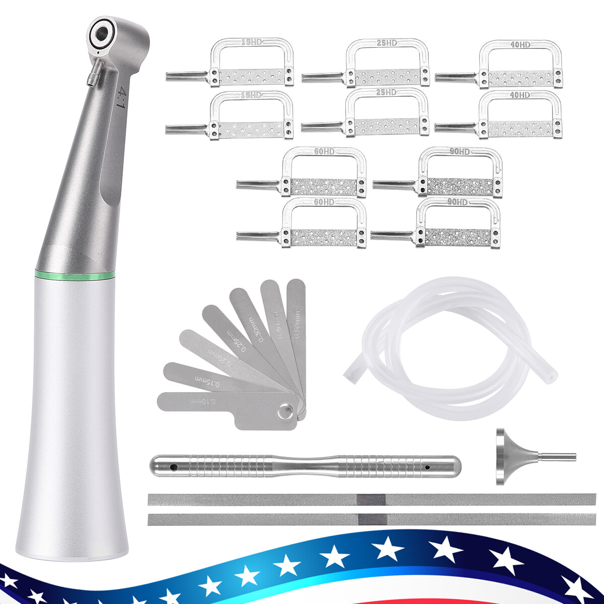 Dental Electric Orthodontic Enamel Reduction Handpiece Interproximal Stripping