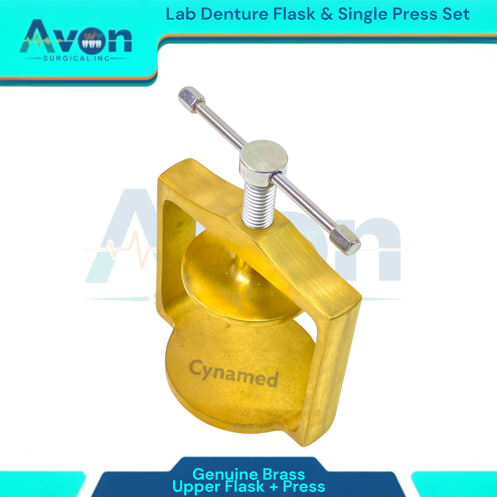 2 Pack | Single Denture Flask Press + Upper Flask – Lab Dental Partial Work