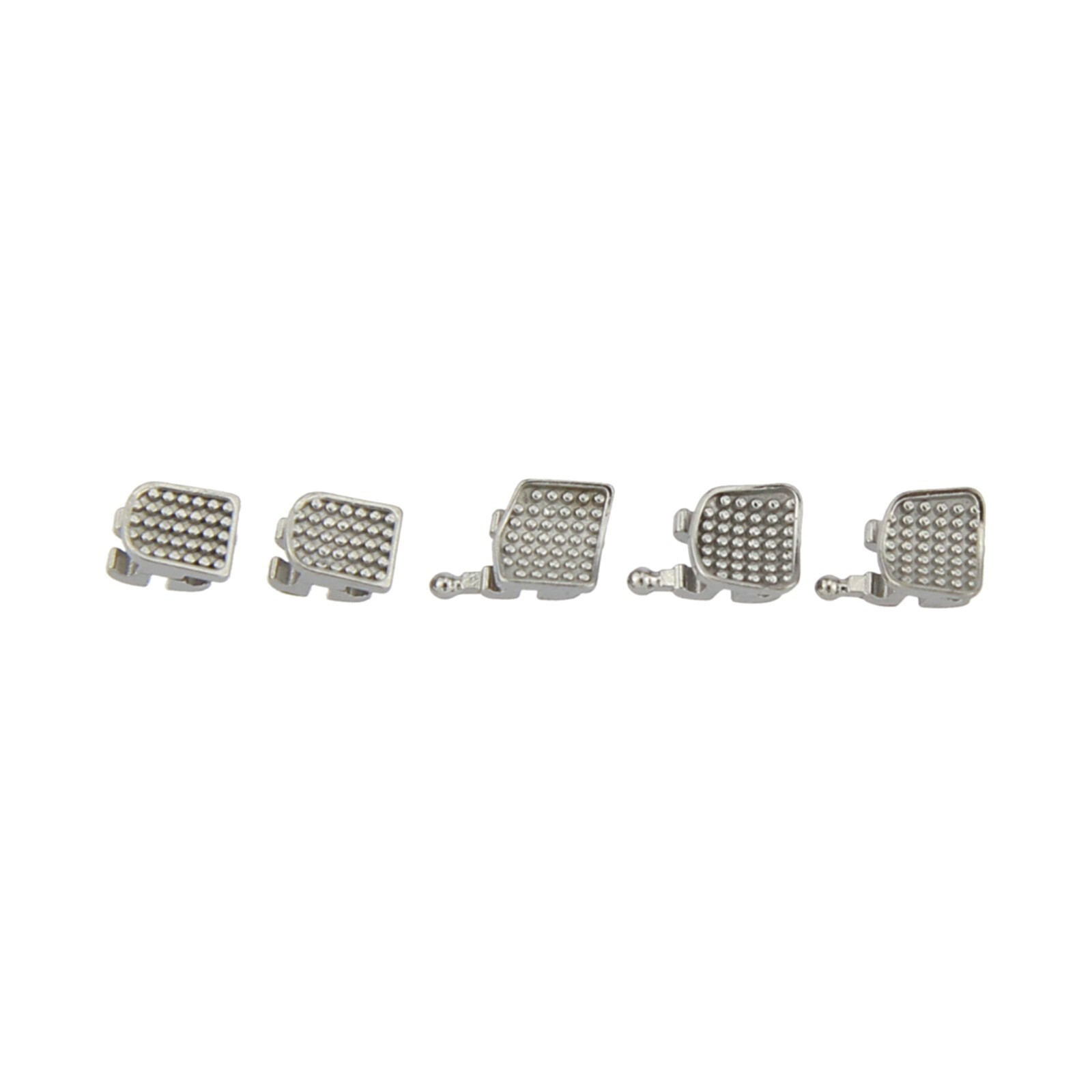 Dental Orthodontic Metal Brackets MIM Roth MBT 018 022 345 Hooks Mini Twin Black