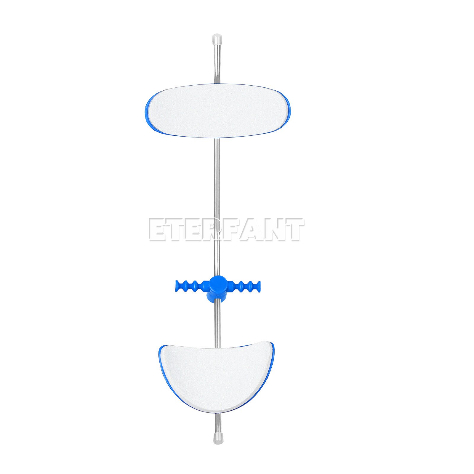 Dental Ortho Adjustable Reverse-Pull Forward Pull Single Bar Headgear Red/Blue