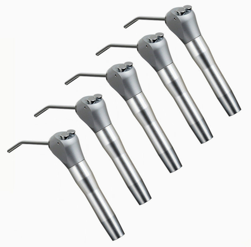 5X Dental Air Water Spray Triple Syringe 3 three Way Handpiece Nozzles Tips