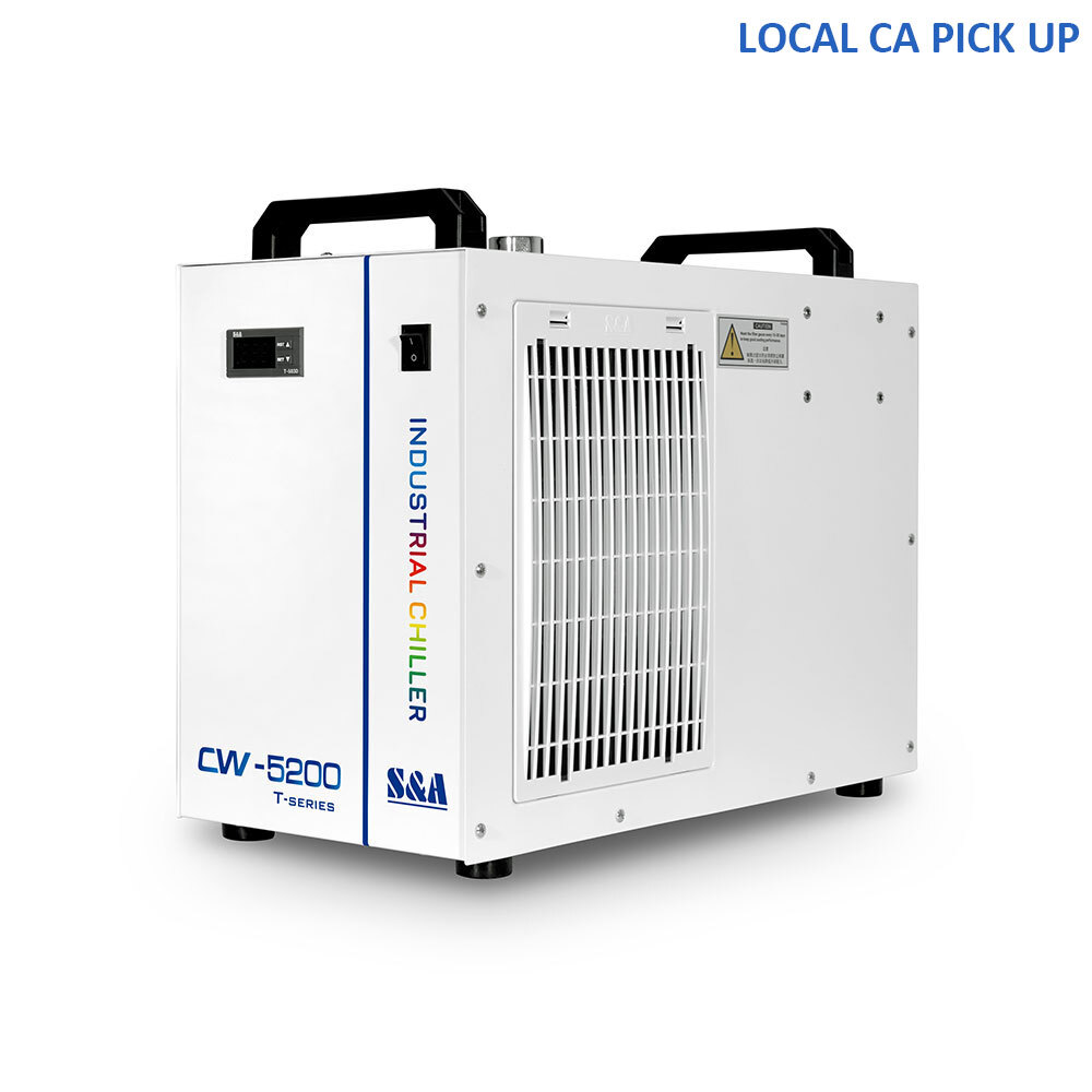 CA PICK UP S&A CW-5200DH Industrial Water Chiller 6L AC 1P 110V 60Hz