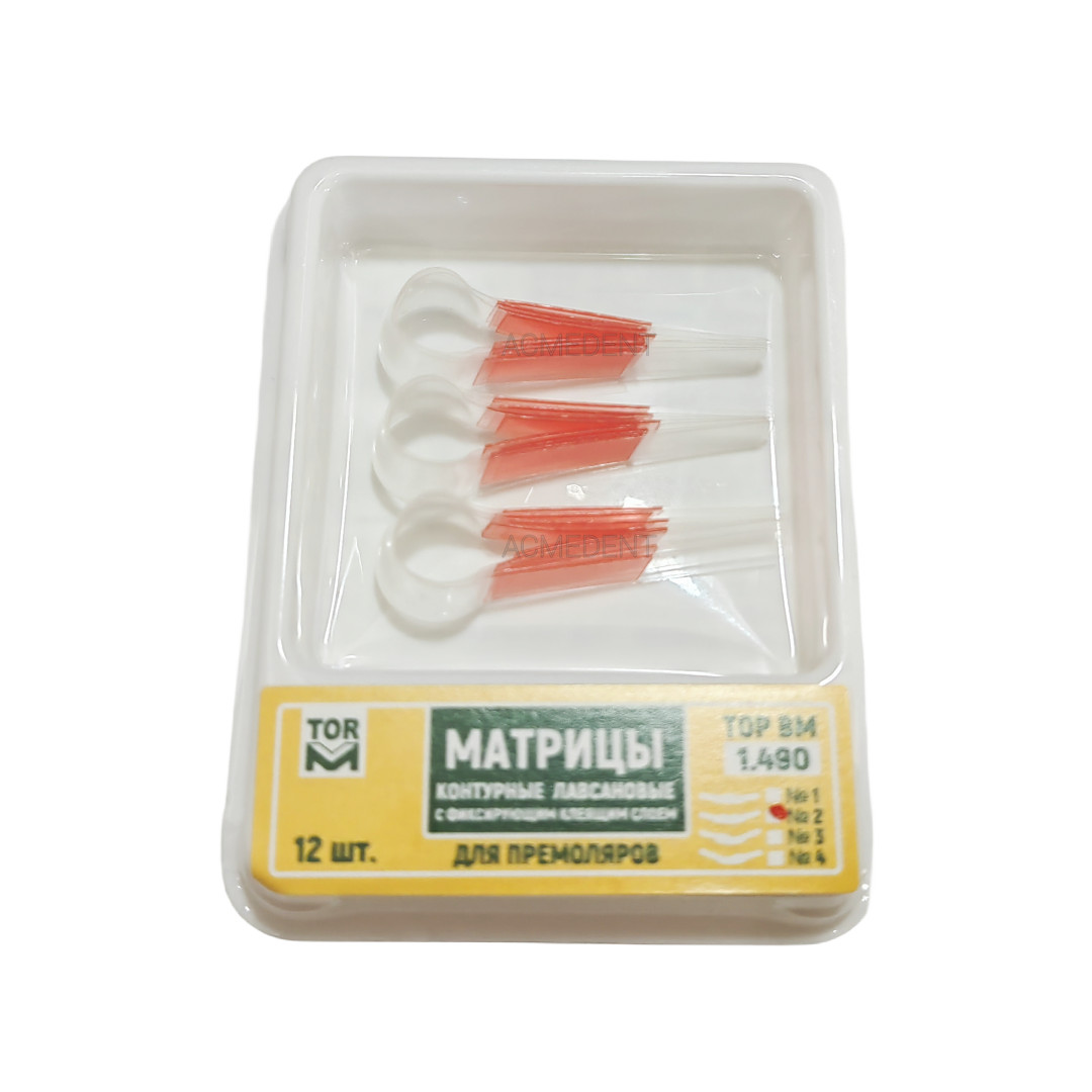 Dental Clear Matrix Self Adhesive Transparent Contoured Matrices Premolar TOR VM