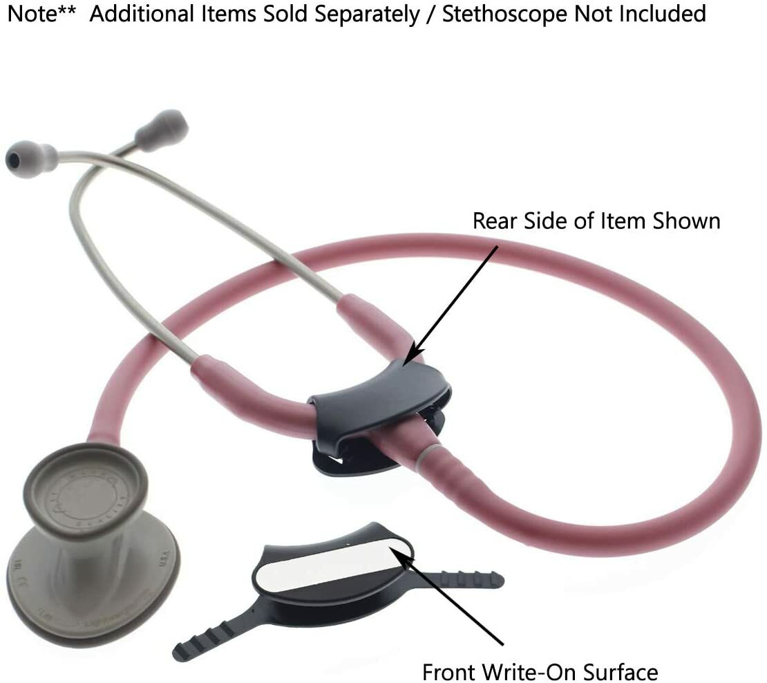 Yoke Stethoscope ID Tags to Personalize for Cardio Steth Sizes by Specialist ID