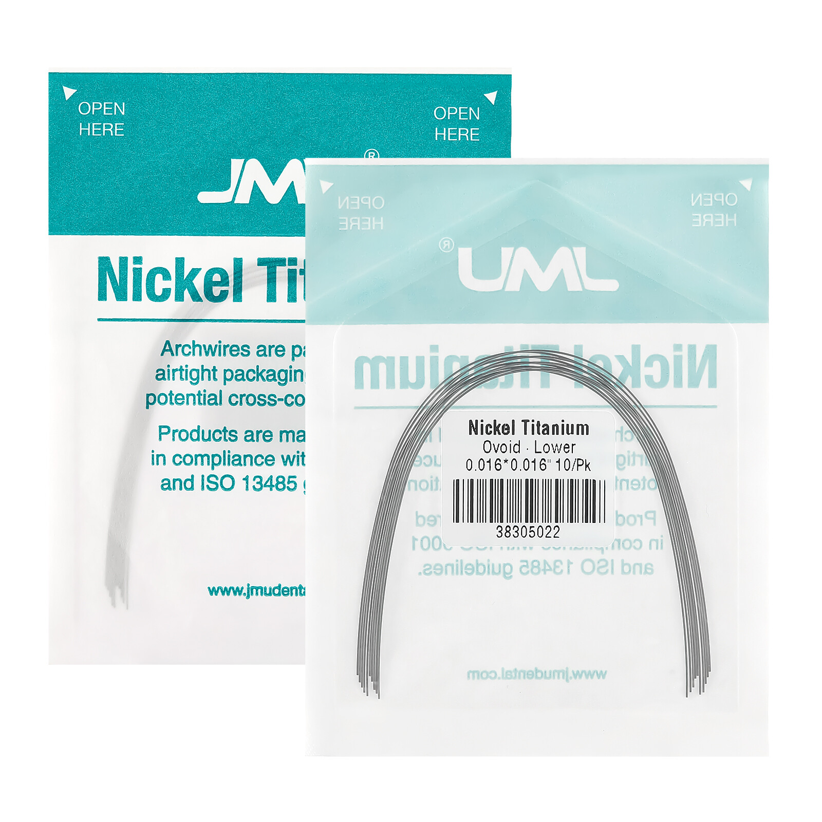 10PCS Orthodontic Archwire Nicke Super Elastic Full Size Ovoid Round/Rectangular