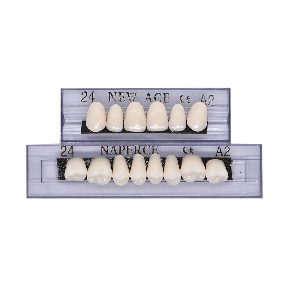 168X Acrylic Resin A1/A2/A3 Dental Denture Teeth Upper Lower Shade 22/23/24# HOT