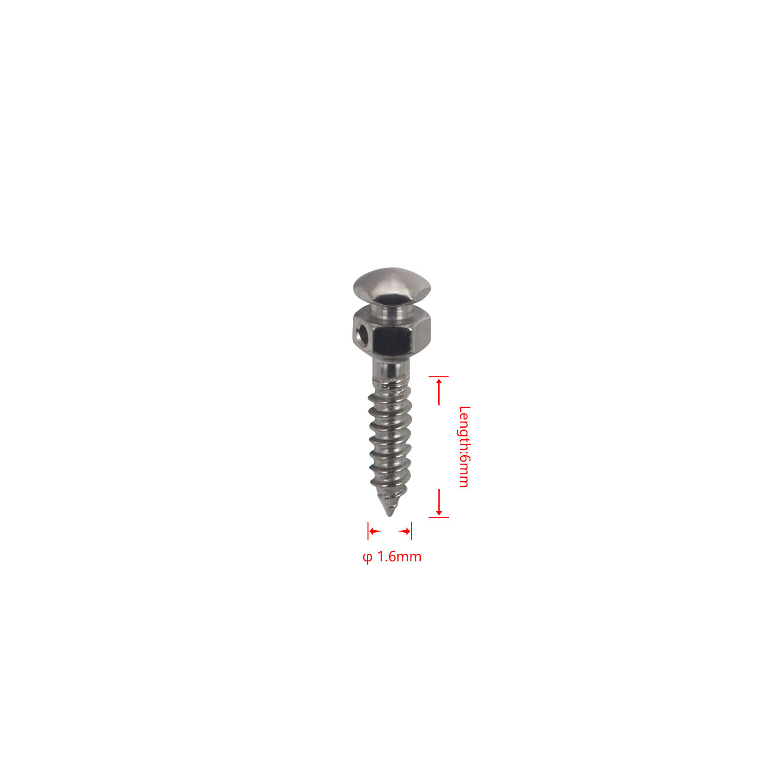 Dental Orthodontic Titanium Micro Implant Mini Screws Self-Drilling Screwdriver