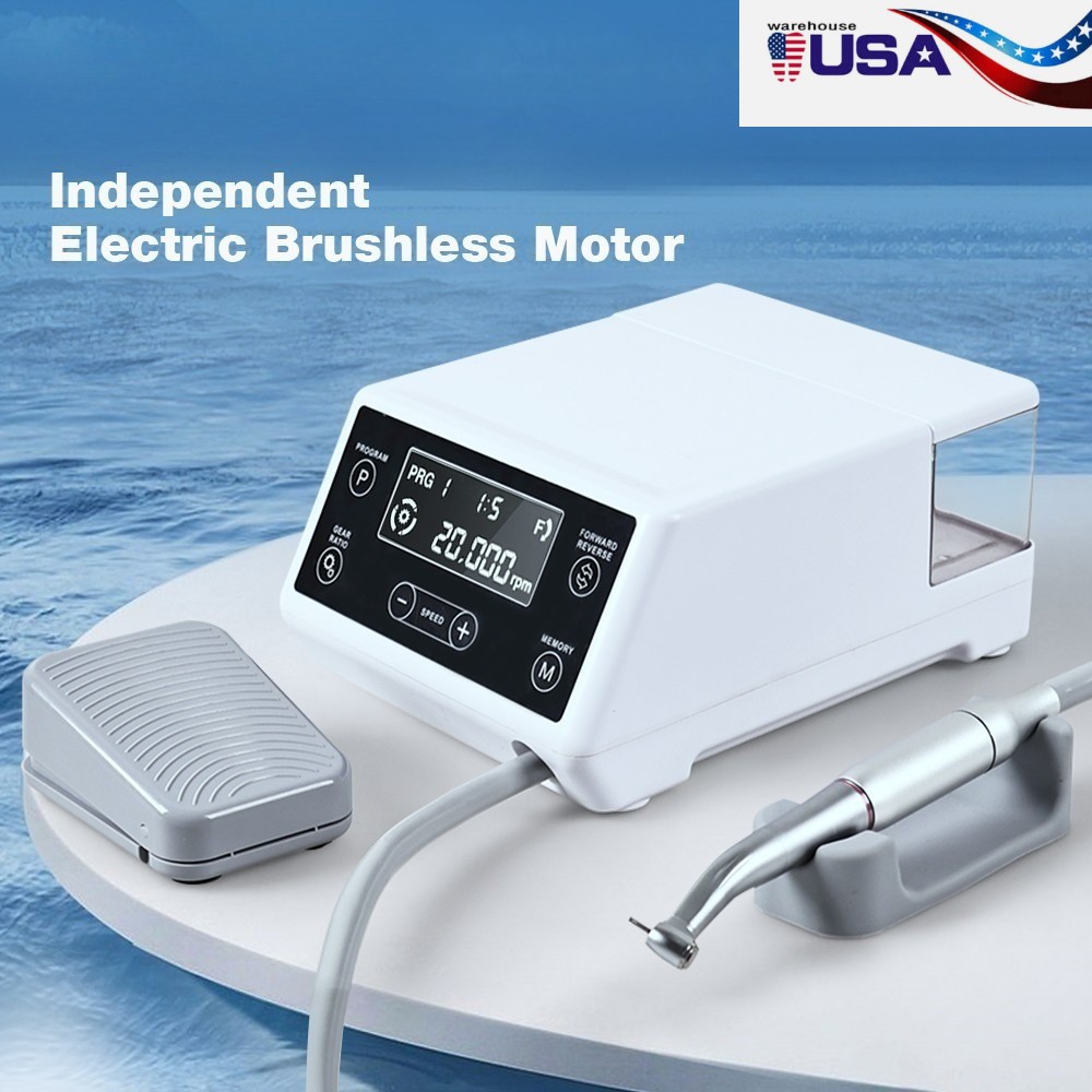 Dental Brushless Micromotor with Water Indenpendent Use Electric Micromotor US