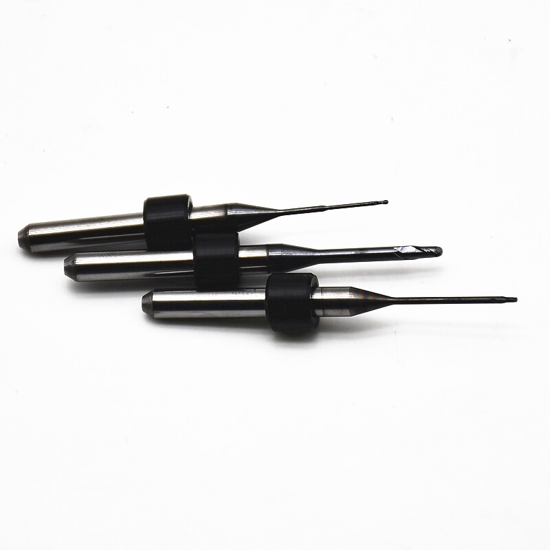BSM Zirconia Milling Burs DC DLC Shank D 4mm Cutters Head D 0.6/1.0/2.0mm Tools