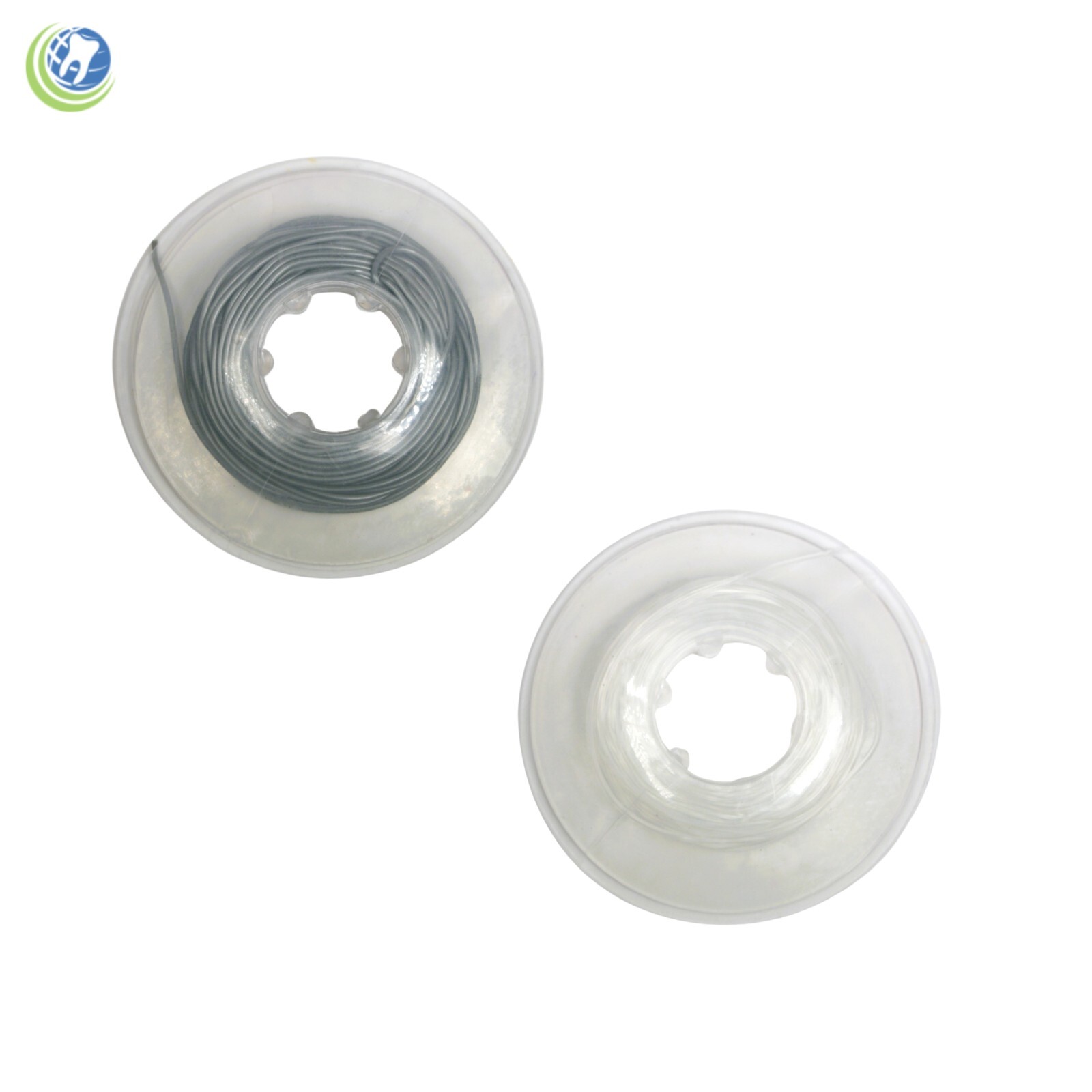 Dental Orthodontic Elastic Power Thread Roll 25Feet 0.030″ Clear or Gray