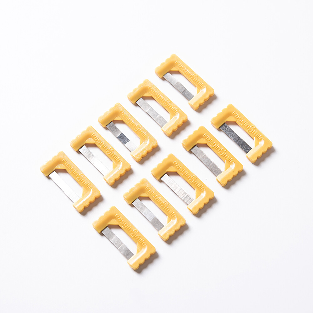 10pc Dental Interproximal reduction strips orthodontic IPR strips 0.1MM serrated