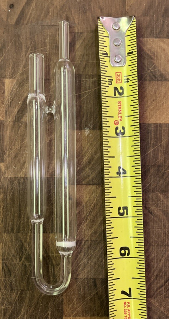 Unbranded Glass U-Tube Trap Distillation Condenser Cold Finger