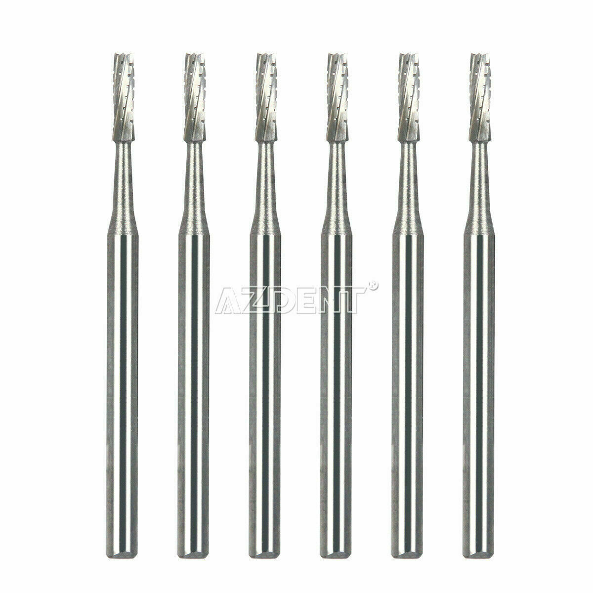 AZDENT Dental Surgical Carbide Bur 25mm Length FG-557XL for High Speed Handpiece