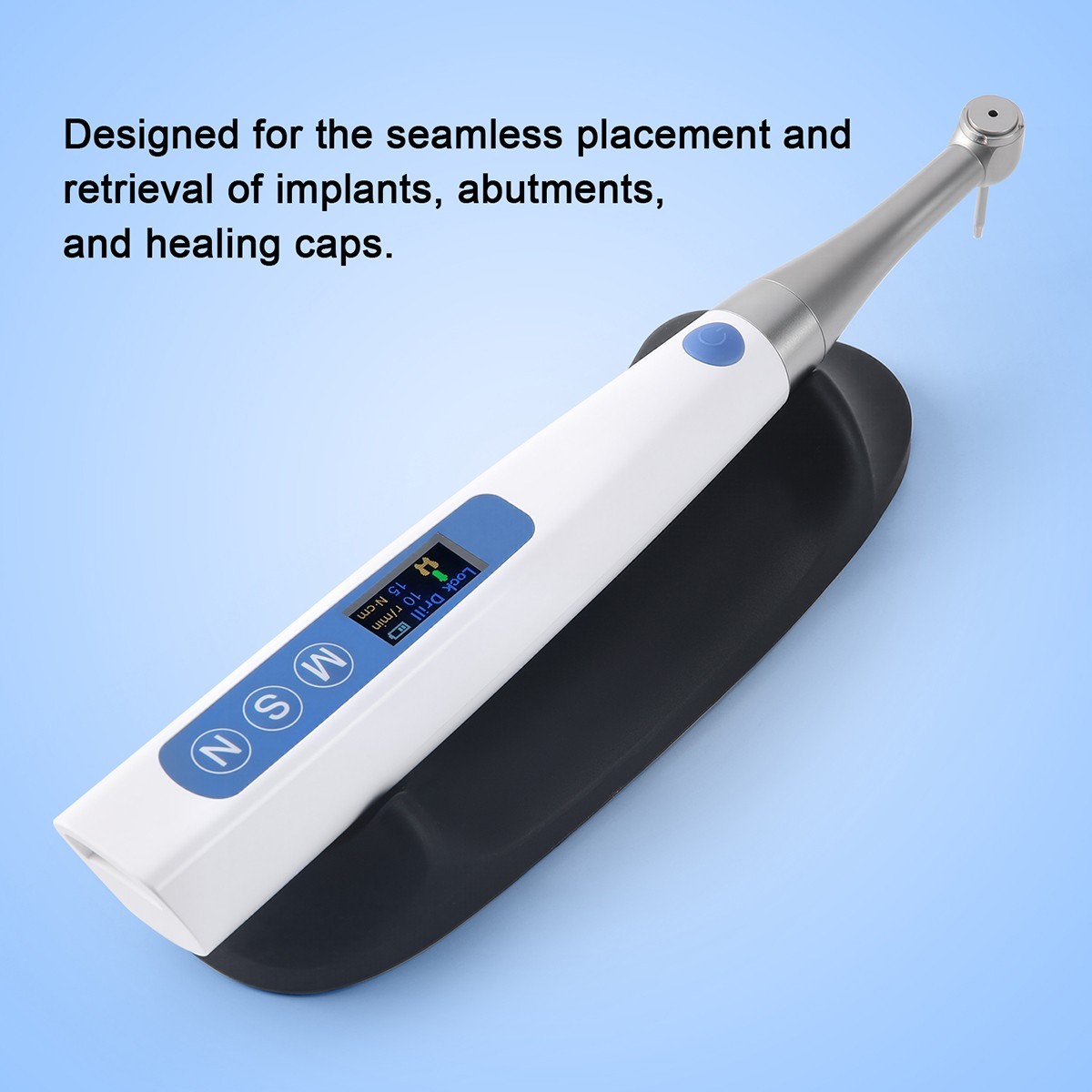 AZDENT Dental Wireless Implant Electric Torque Wrench Handpiece Tool Driver