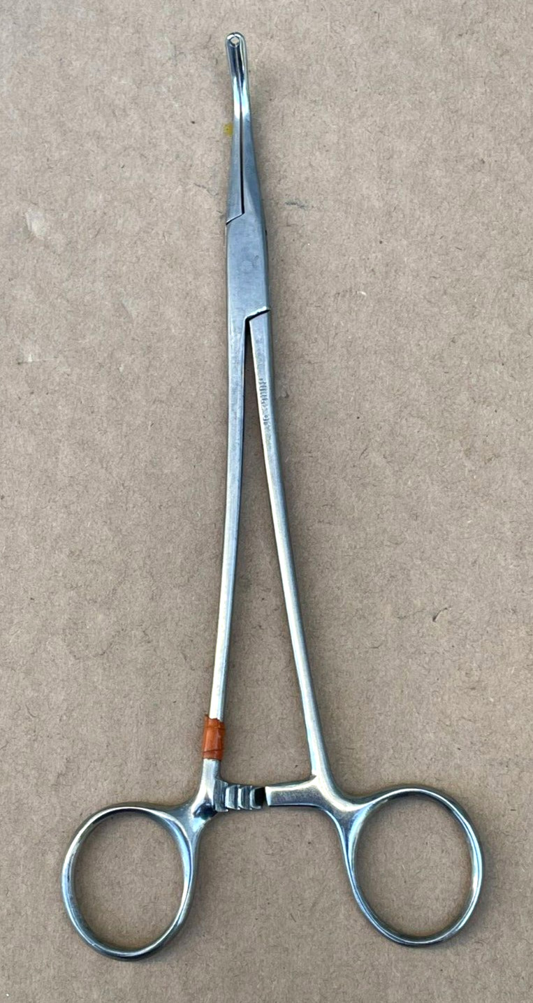 Unbranded Vaginal Forceps Curved Stainless Steel