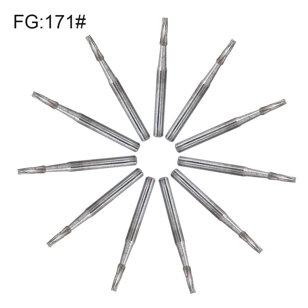 high speed handpiece FG-171 SUPER Carbide Burs Friction Grip Midwest Type 30pcs