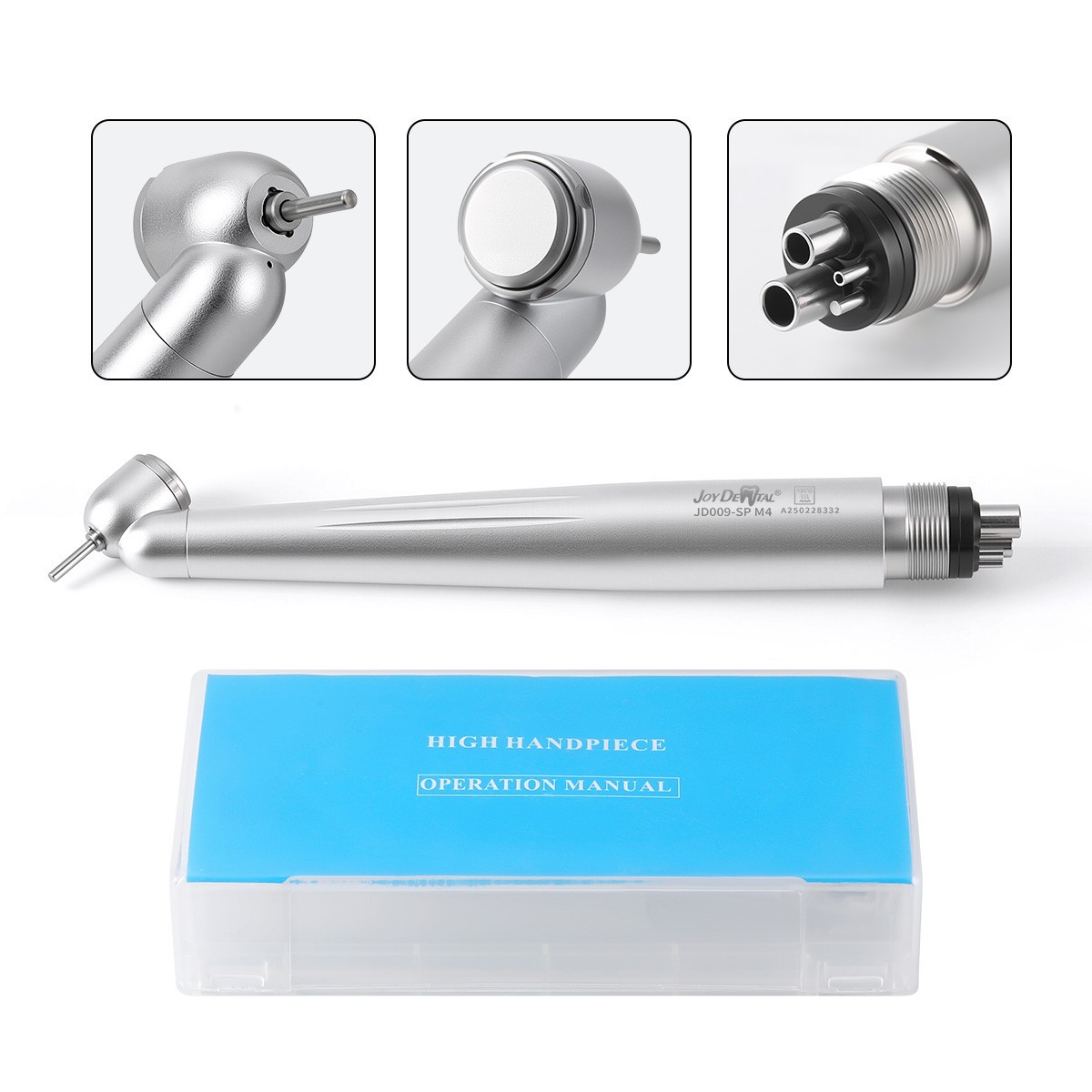 Dental Surgical High Speed Handpiece 45 Degree Push Button Standard Push 4 Hole