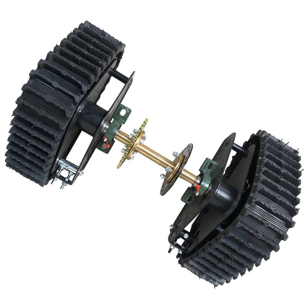 Rear Axle Direct Replacement Rubber Track Kit Go Kart Buggy ATV Snowmobile Beach