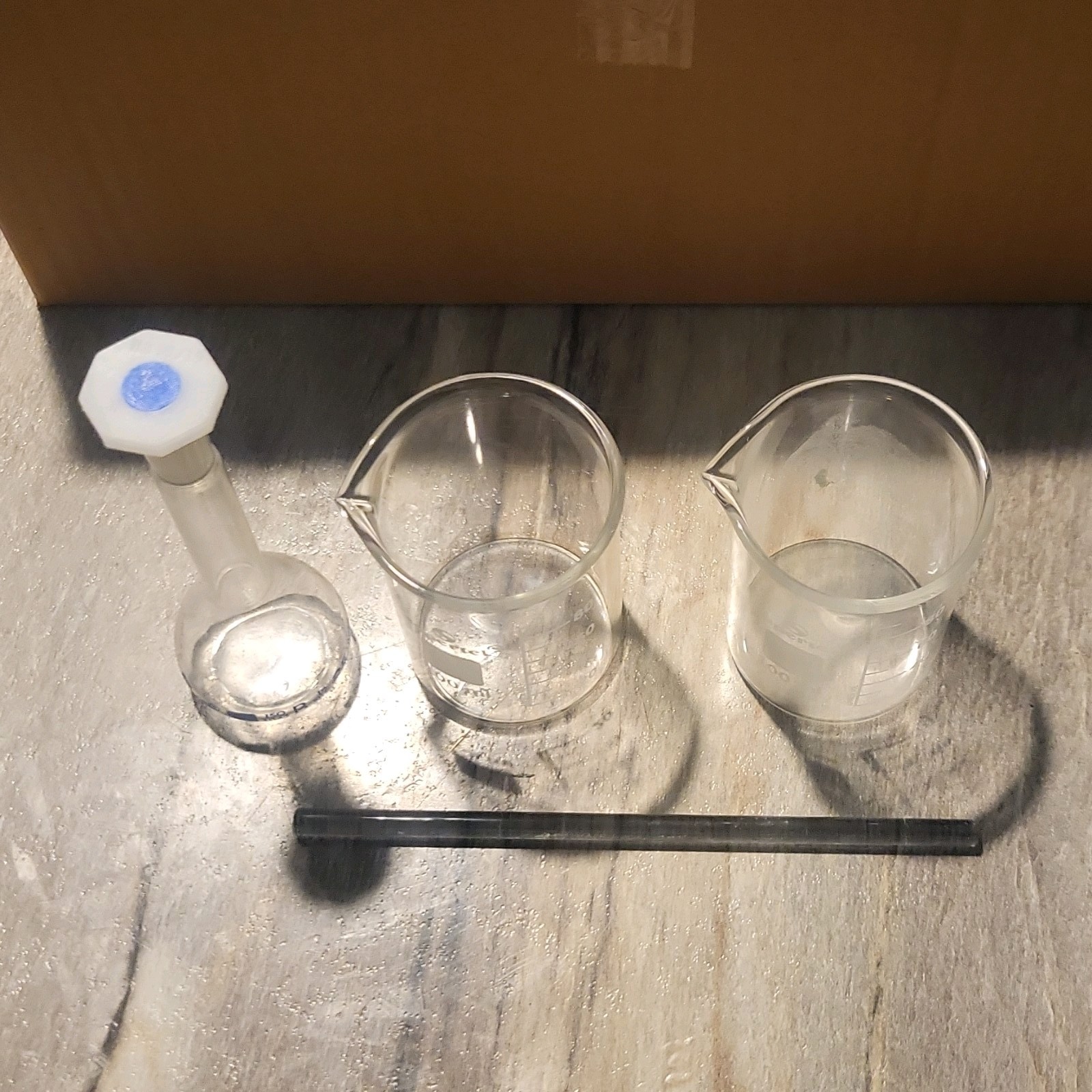 Supertek Basic Lab Glassware Expanded Set 250mL Glass Beakers 21-0702-00-01