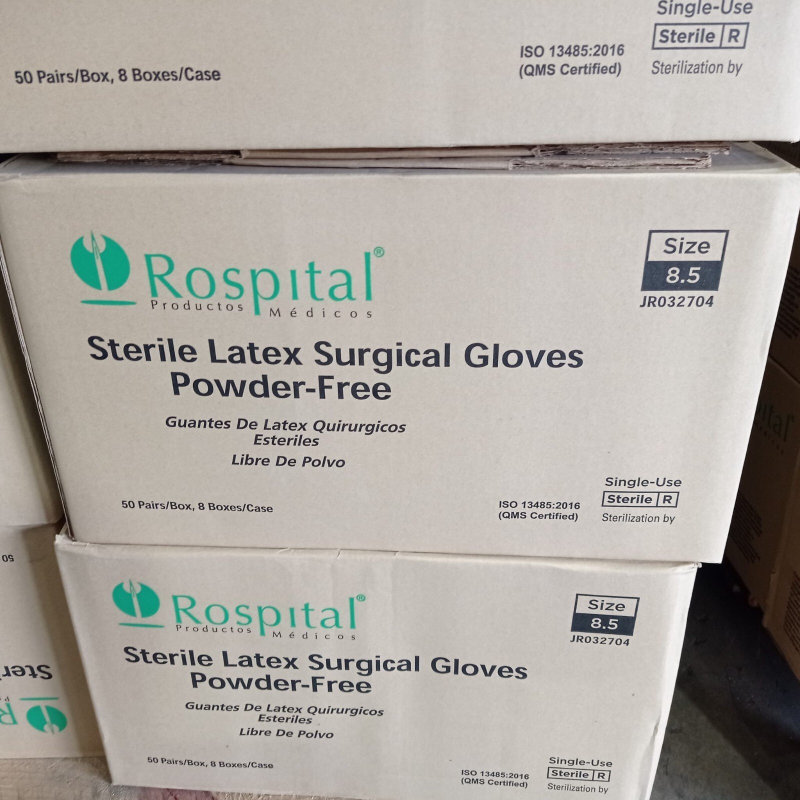 Surgical Gloves Powder-Free Sterile Latex 6.0 to 8.5 (50/400 pcs) from Malaysia