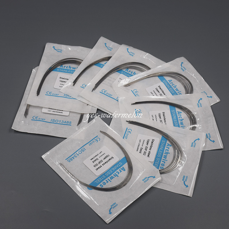 20 Bags Dental Orthodontic Stainless Steel Rectangular Arch Wire Ovoid All Sizes