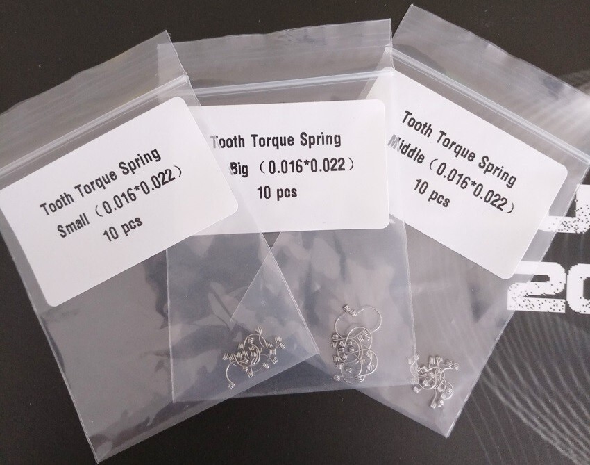 Dental Orthodontic Torquing Torque Spring Rectangular Anterior Teeth Wire SML