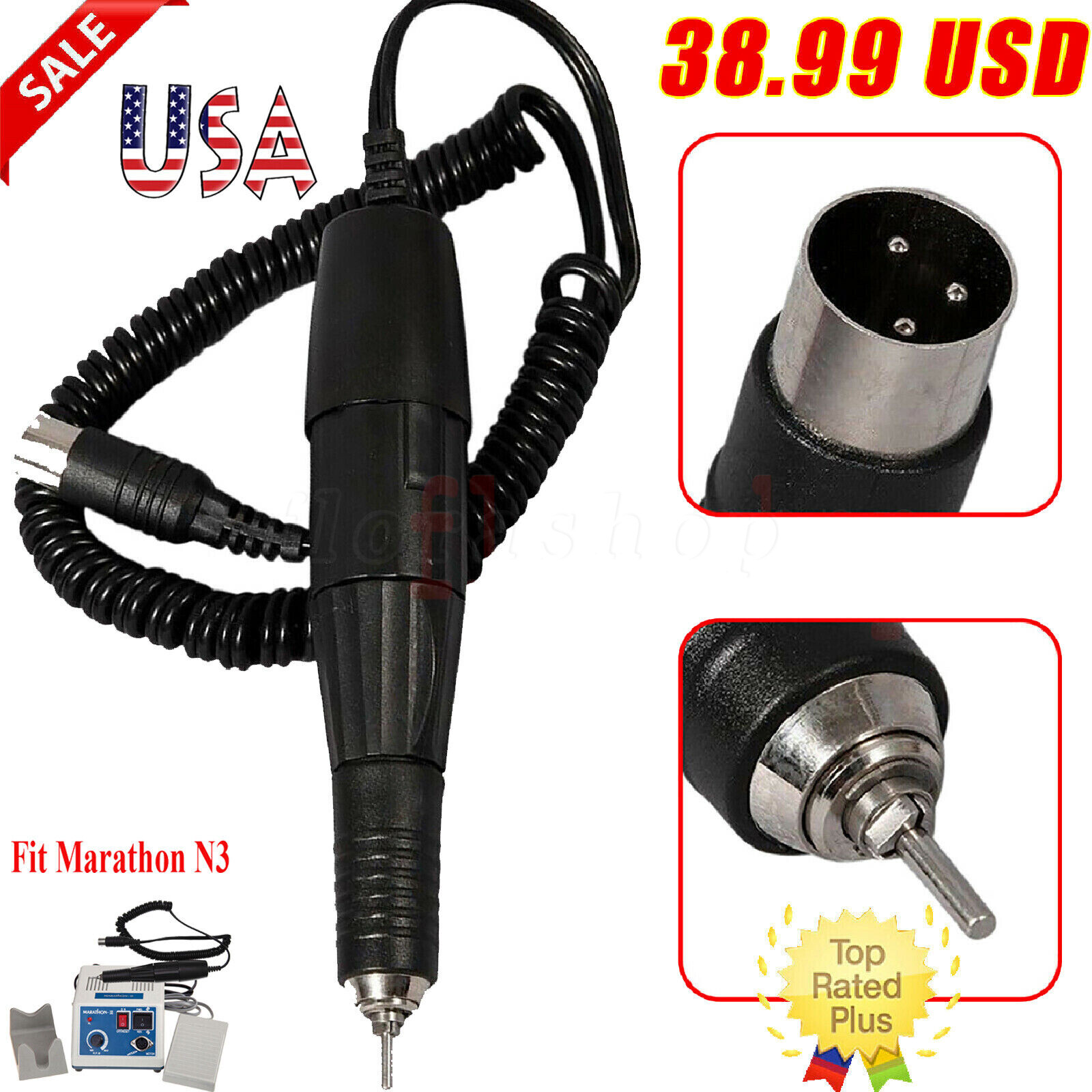 5 US Dental Ultrasonic Scaler Tip Fit DTE SATELEC EMS WOODECK Scaling Handpiece