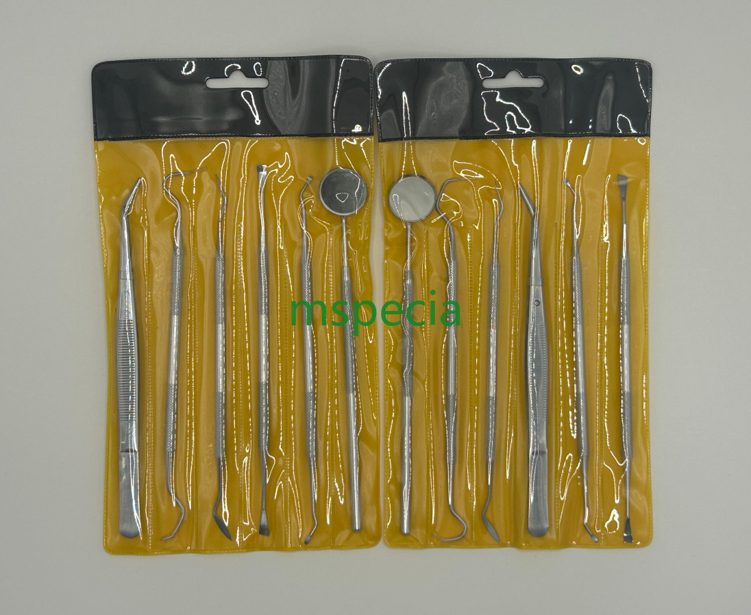 Dental Pick Set 6 PCS – Stainless Steel Dental Tools Kit Teeth Cleaning Tool