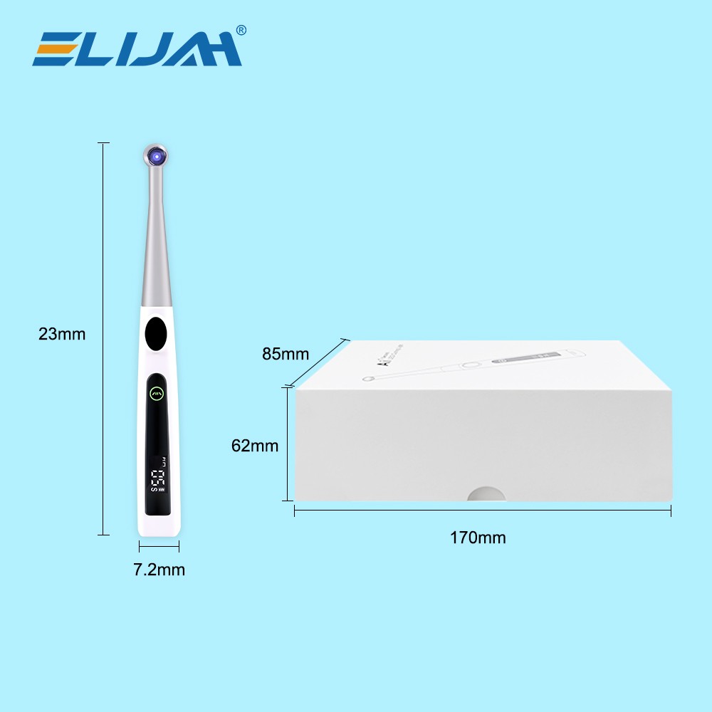 Dental Cordless 1S LED Light Cure Lamp Metal Head LED Curing Light 360° 4 Modes