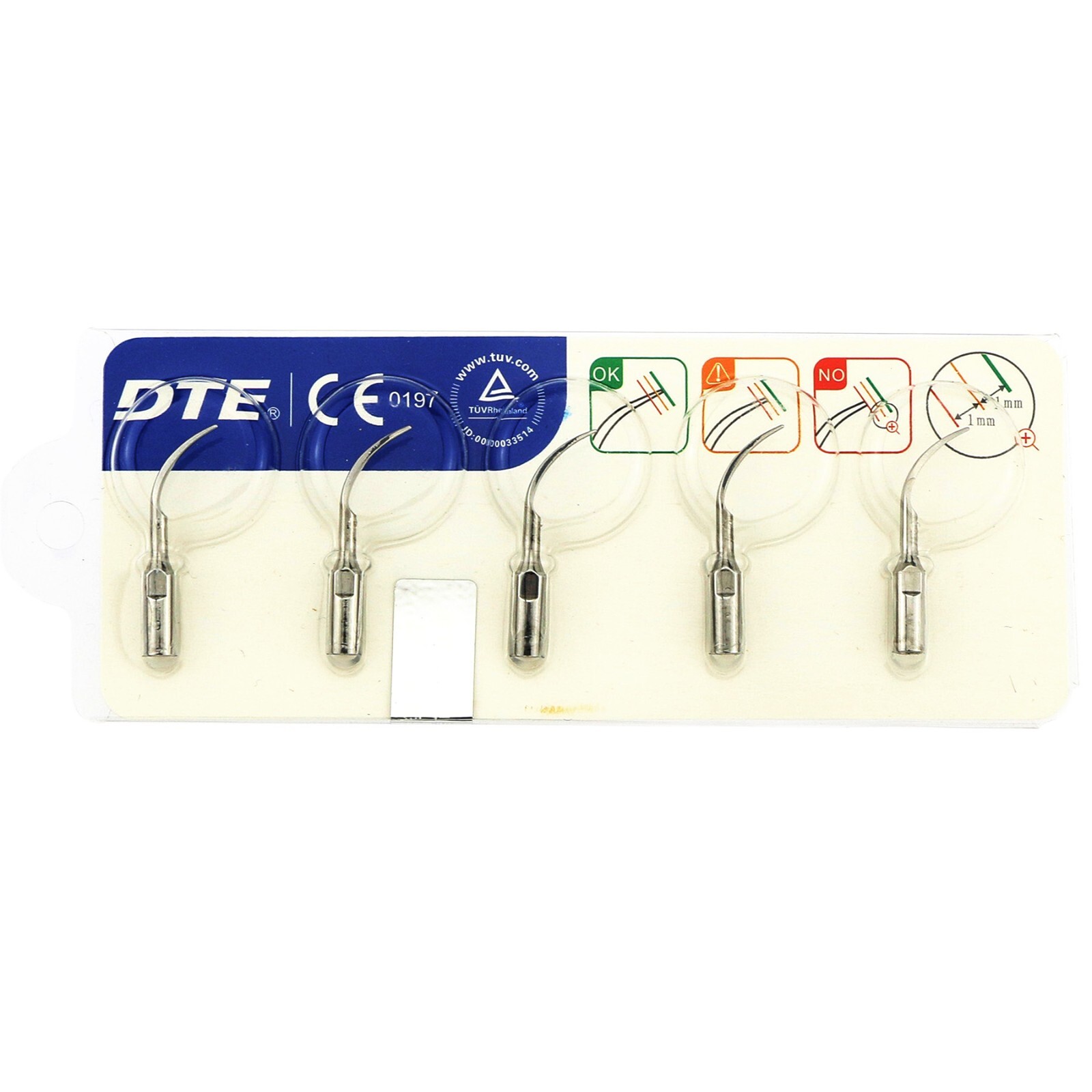 Woodpecker DTE Tips Dental Ultrasonic Piezo Scaler Fit EMS NSK SATELEC Handpiece