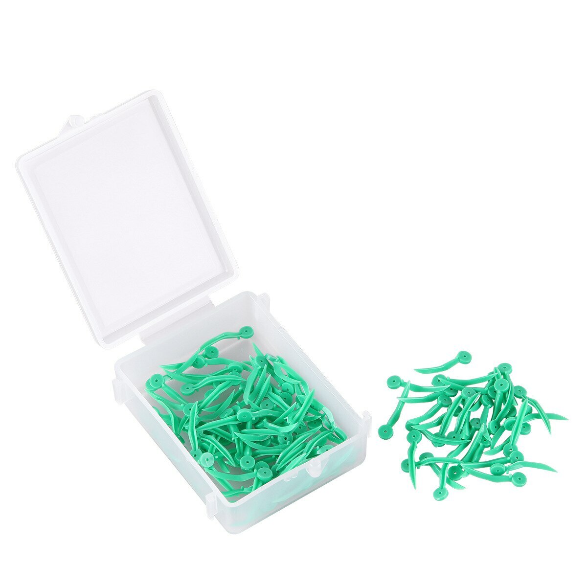 100pcs/Box Dental Wedge Tooth Gap Wedge Non-toxic Plastic Odontologia 4 size