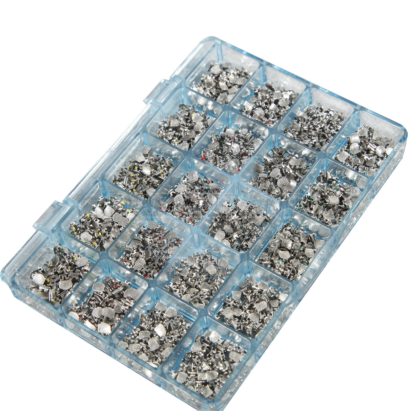 1000 PCS Dental Metal Orthodontics Brackets Brace MINI MBT.022 345 Hooks #2 M