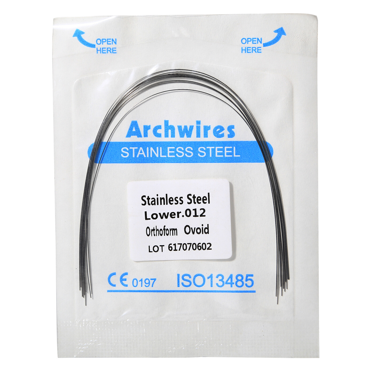 Dental Orthodontic Stainless Steel Arch Wire Round Nature Form 10pcs/pack 0.99!!